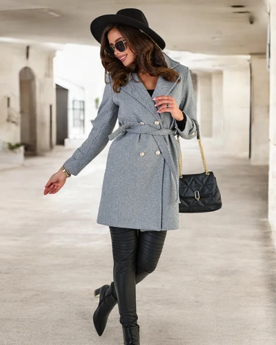 Женское многоярусное пальто Royalfashion