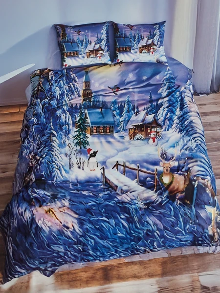 Royalfashion Šventinė patalynė 160x200 komplektas 3 dalių