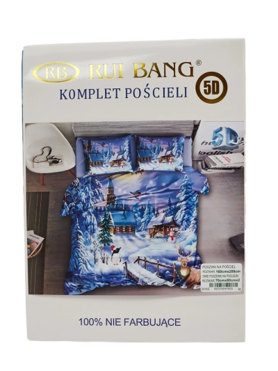 Royalfashion Šventinė patalynė 160x200 komplektas 3 dalių