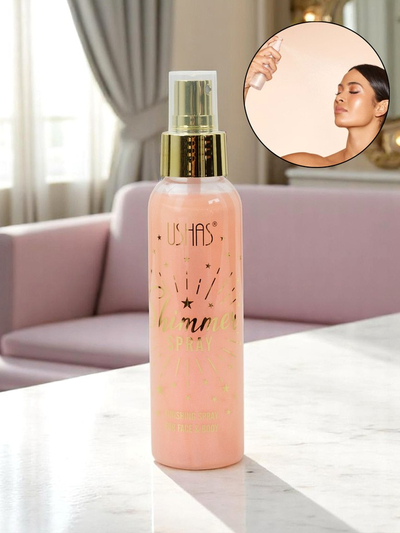 USHAS Summer Spray - Skystas veido ir kūno paryškiklis Peach