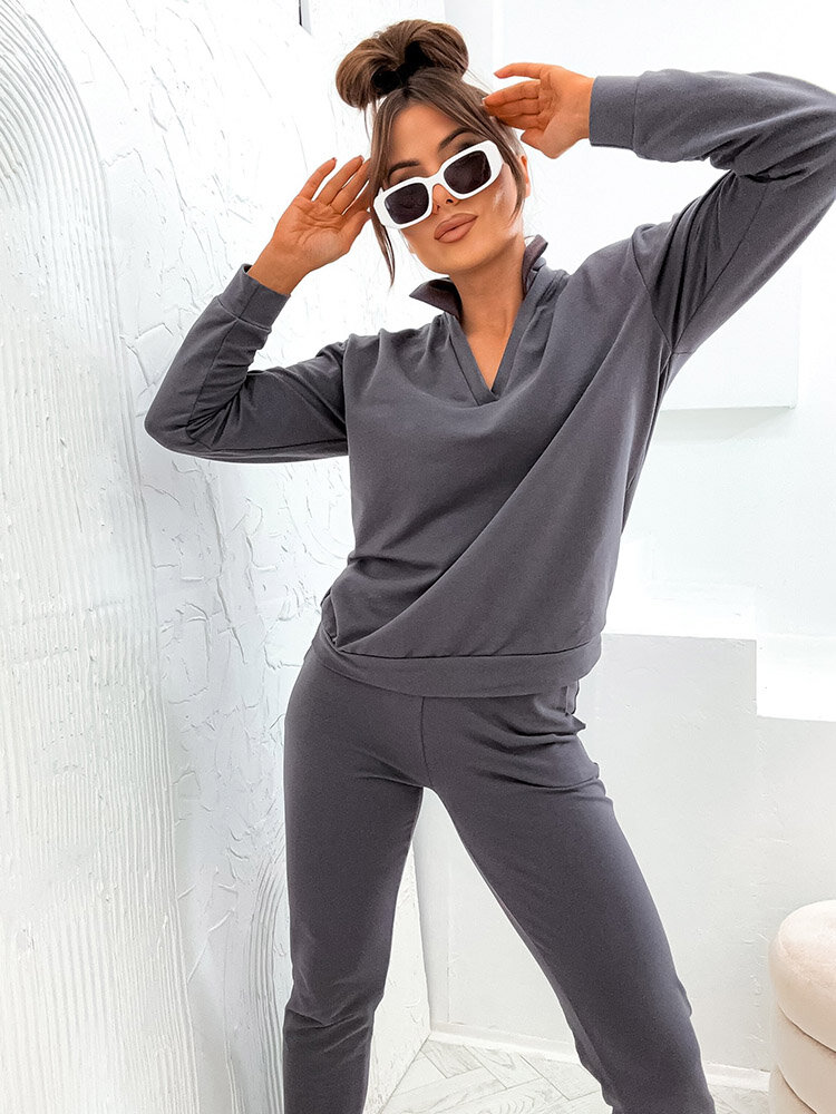 Royalfashion Женский комплект толстовок из хлопка