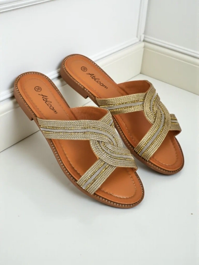 Royalfashion Babskie laczki plecione Woven Breeze