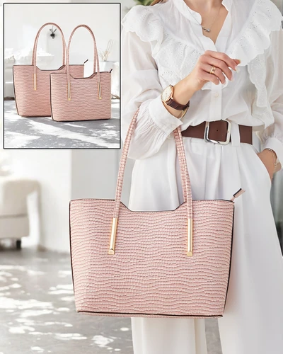 Royalfashion Двухслойная женская сумка с тиснением