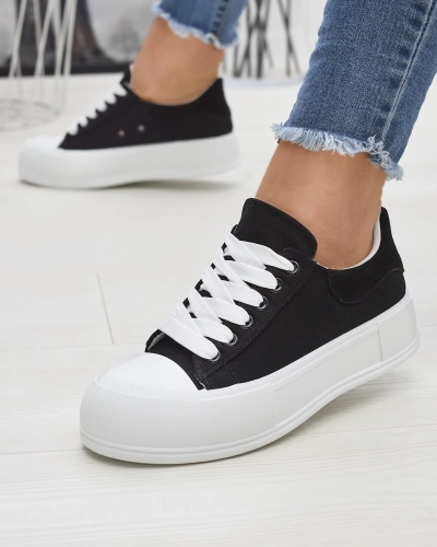 Черные женские спортивные кроссовки Tovarry- Footwear