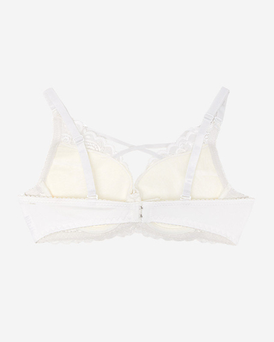 Moteriška liemenėlė su ekru nėriniais - Apatiniai