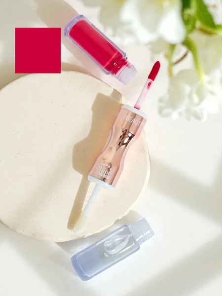 Lūpdažis ir bespalvis lūpų blizgesys 2 viename Žiūrėkite Fuchsia