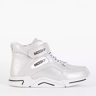 OUTLET Серебряные спортивные ботинки для девочек Ociu- Обувь