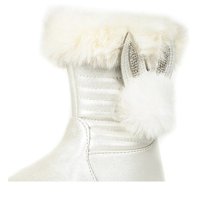 Bezowe śniegowce dziewczęce Snowdrop - Obuwie