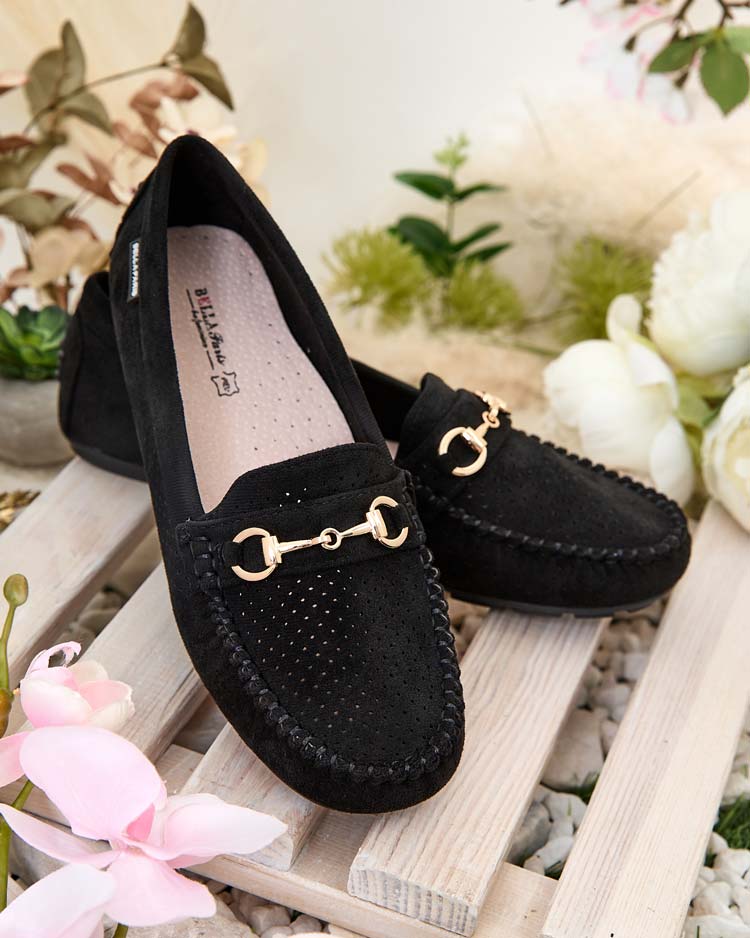 Royalfashion Moteriški ažūriniai mokasinai Mill