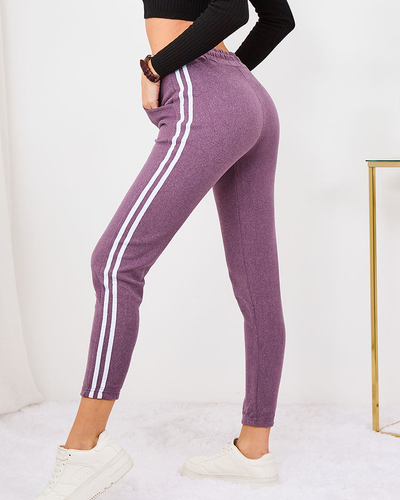 Классические женские розовые треники - Одежда