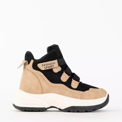 OUTLET Коричневая утепленная женская спортивная обувь Filippa - Обувь