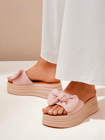 Royalfashion Женские шлёпанцы на платформе Givan