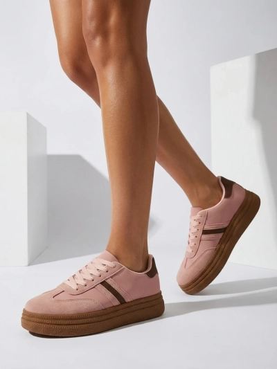 Moteriški sportbačiai „Flora“ rožiniai ekologiški sportiniai vasarai