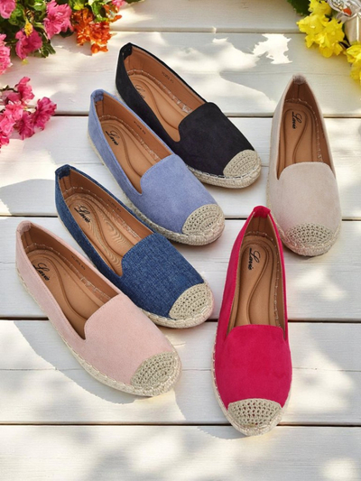 Royalfashion moteriškos eko-zamšos espadrilės Bombei