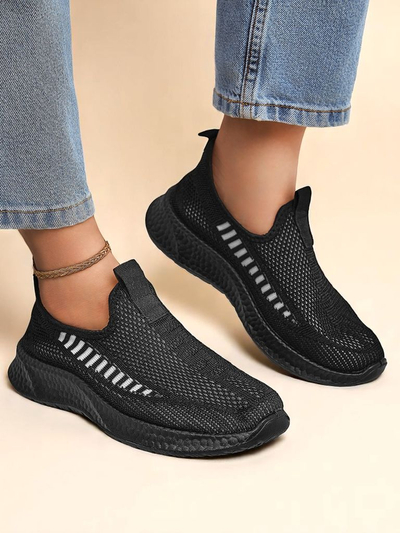 Royalfashion Женские спортивные слипоны из ткани