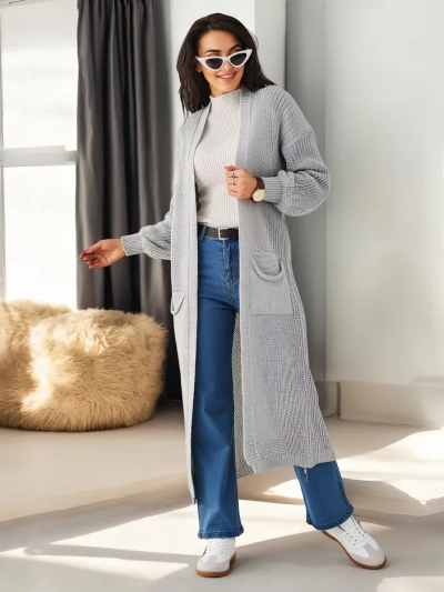 Royalfashion Акриловый вязаный женский кардиган