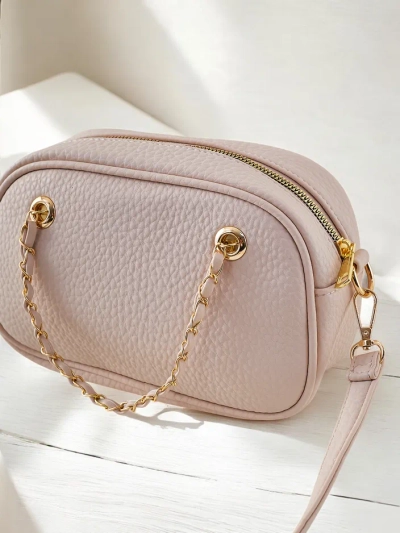 Royalfashion Oval mažas moteriškas krepšys, pagamintas iš ekoleather