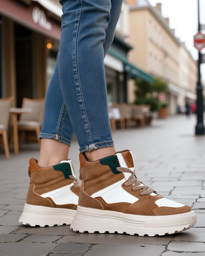 Royalfashion Высокие женские кроссовки Geeky