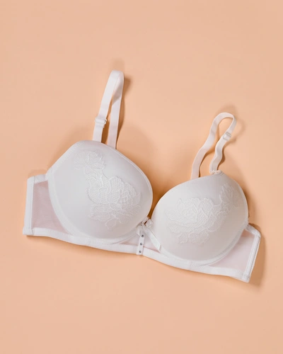 Royalfashion Moteriškas paminkštintas liemenėlė su nėriniais