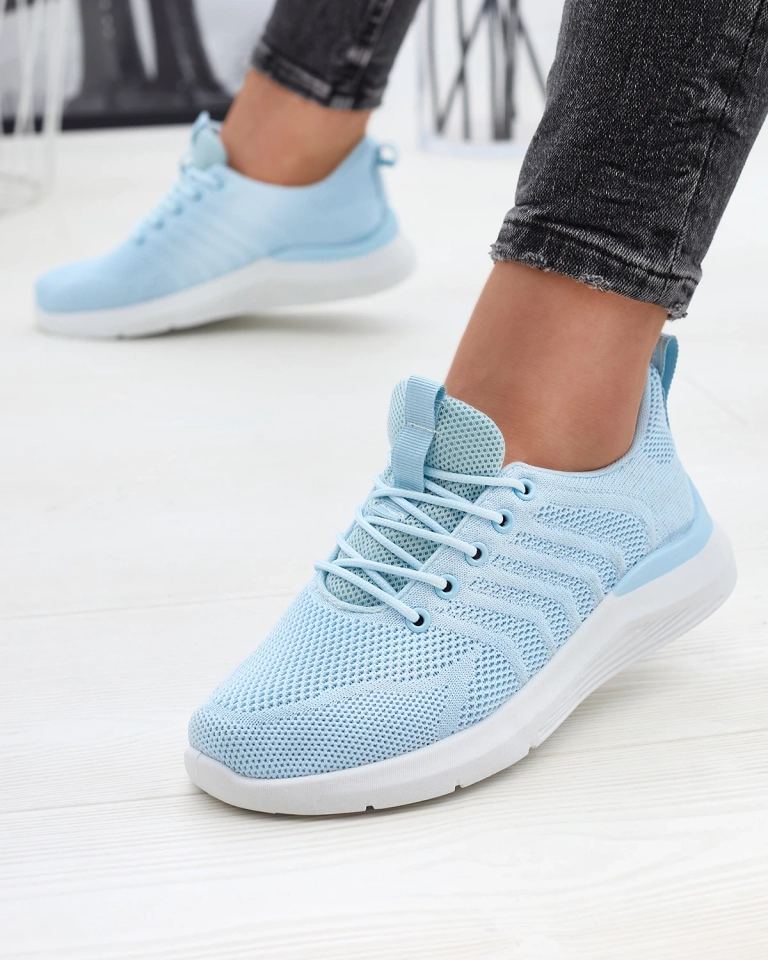 Синяя женская спортивная обувь из ткани Bofia - Обувь