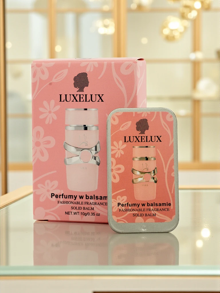 LUXELUX Solid Balm Aurelia – парфюмированный бальзам в металлической банке 10г