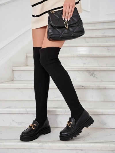 Royalfashion Женские сапоги-скороходы по колено Rufies