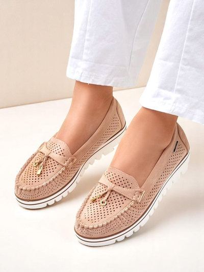 Royalfashion Женские перфорированные лоферы Elissas