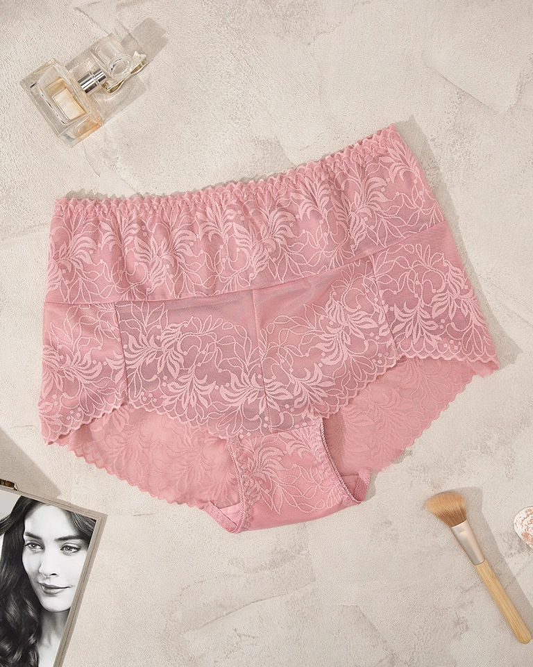 "Royalfashion" Rausvos spalvos švelnios maksi kelnaitės PLUS SIZE