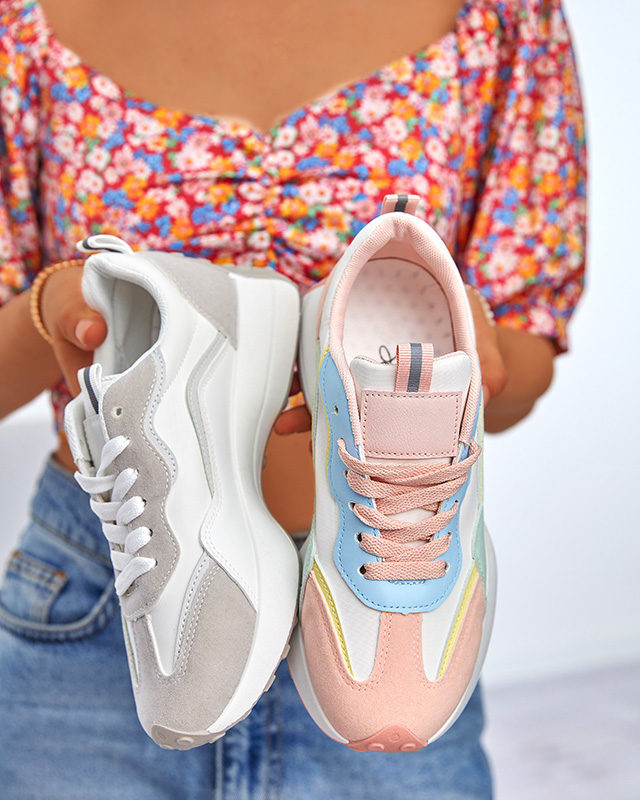 Balti moteriški treniruokliai Qsially- Avalynė