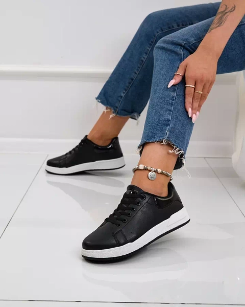 Royalfashion Juodi klasikiniai sportiniai bateliai Active Icons