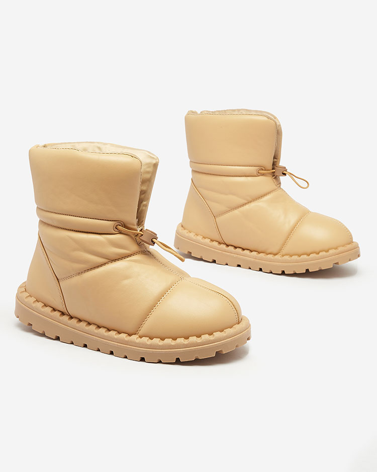 Royalfashion Женские сапоги-скольжения коричневого цвета Nevonsisia