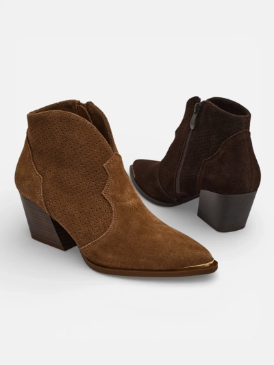 Moteriški natūralios odos kaubojiški aulinukai Nilof