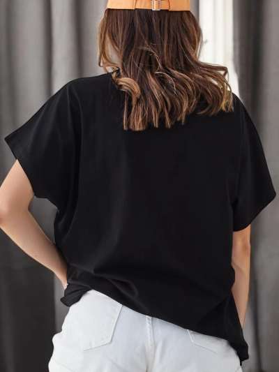 Royalfashion Moteriška medvilnės marškinėliai Daug širdelių