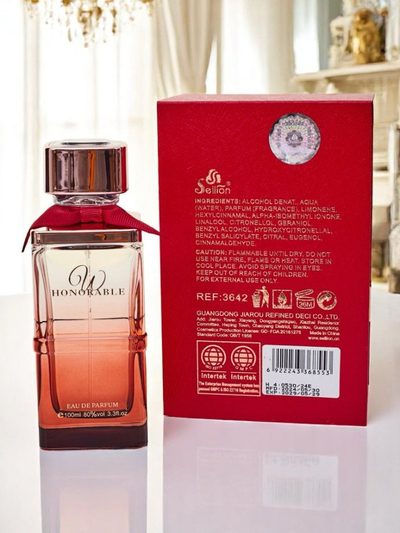 Įkvėptas moterims skirtas kvapusis vanduo Honorable Red