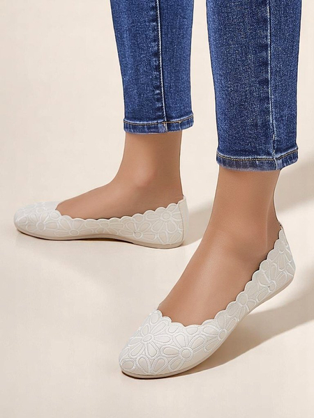 Royalfashion gėlių motyvais moteriški baleto bateliai Magerro