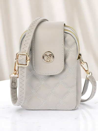 Royalfashion daugiafunkcinė rankinė-piniginė su dirželiu Quilted Charm