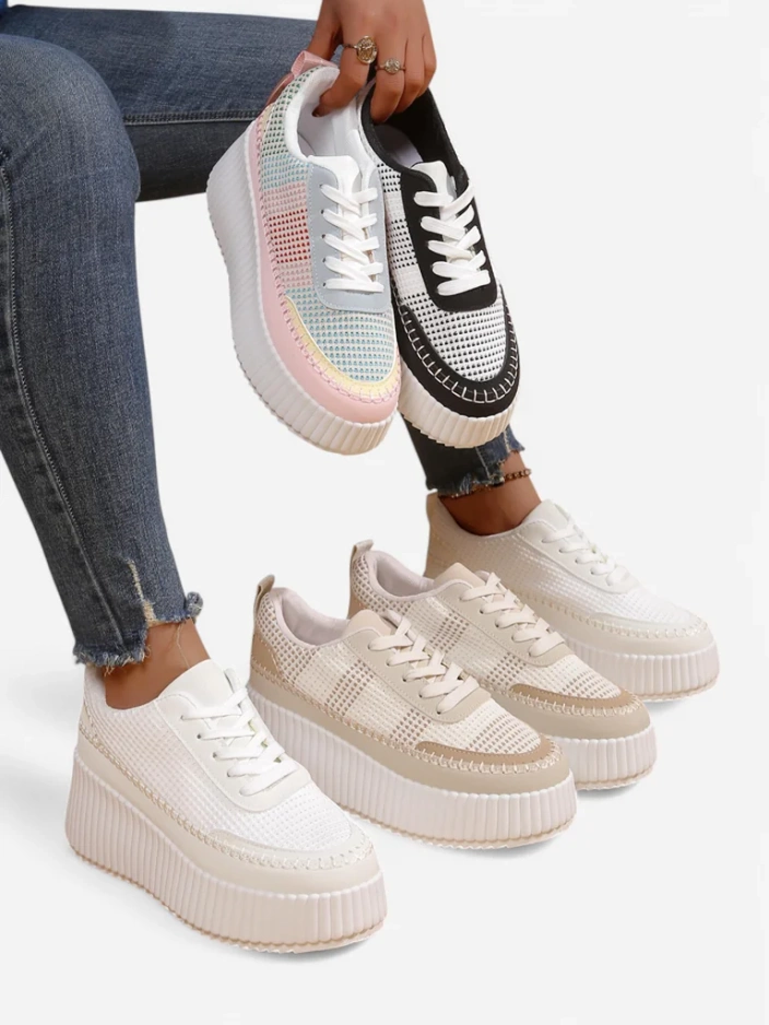 Royalfashion Женские платформенные кроссовки Siserra