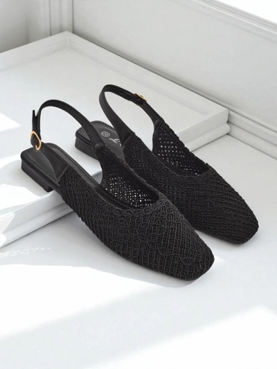 Royalfashion Atviros kulno moteriški sandalai Breeze Woven