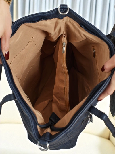 Moteriška pirkinių rankinė Tessira iš eko odos