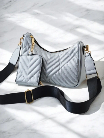 Royalfashion Маленькая женская стеганая сумка с кошельком