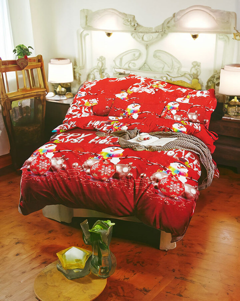 Royalfashion Рождественское постельное белье 160x200 комплект 3-PART