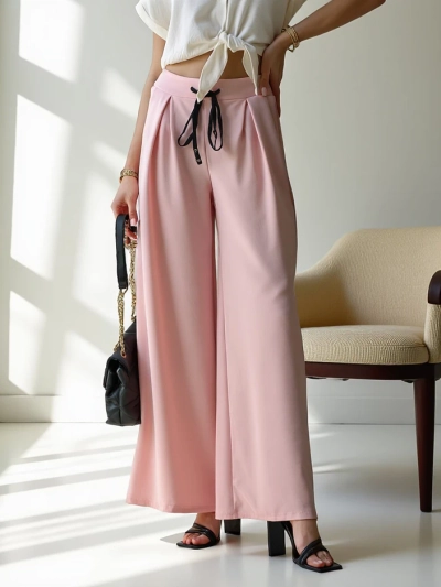 Royalfashion Plataus moteriškos kelnės