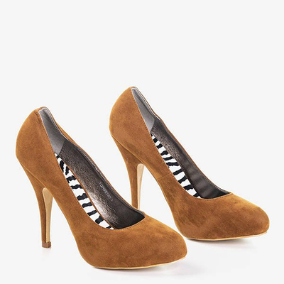 Коричневые туфли-лодочки на высоком каблуке Magnetik - Обувь