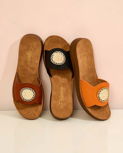 Royalfashion Женские шлепанцы на плоской подошве Foz