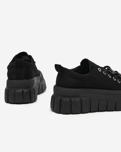 Juodi aukšti moteriški sportbačiai Mishta - Avalynė