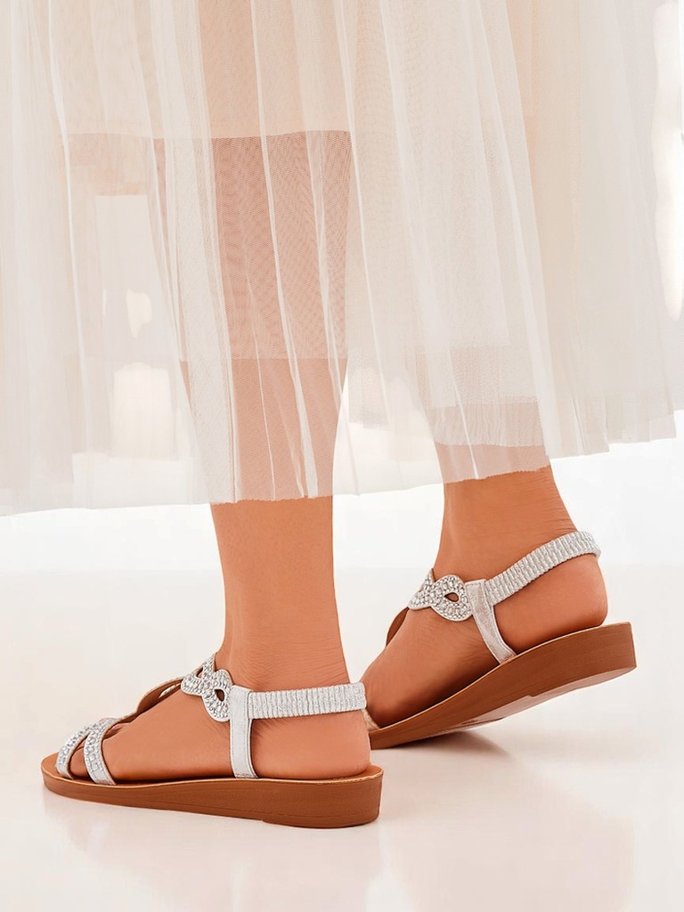 Royalfashion moteriškos basutės su dekoratyviniais dirželiais Lola Grace