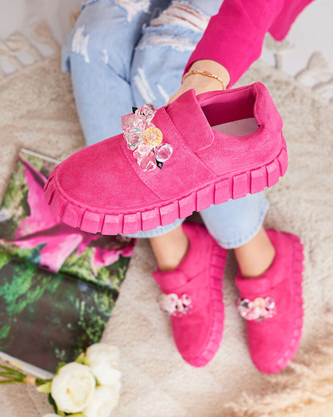 Royalfashion Спортивные полусапожки с цветными камнями Resinello