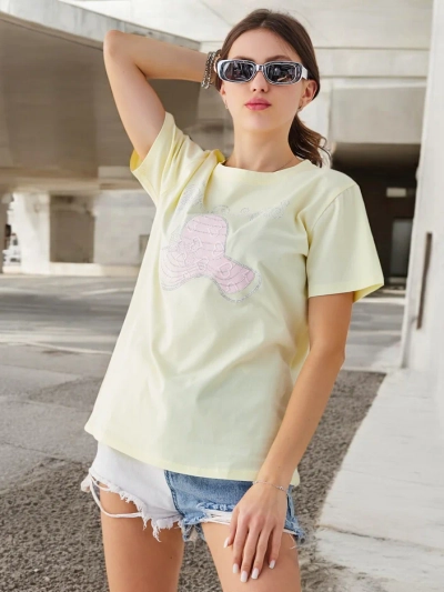 Royalfashion Moteriška medvilninė bluzonė su raštu