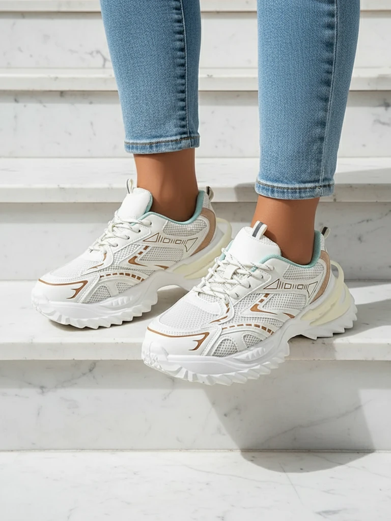 Royalfashion Moteriški sportiniai sportbačiai ant storesnio pado Nettes