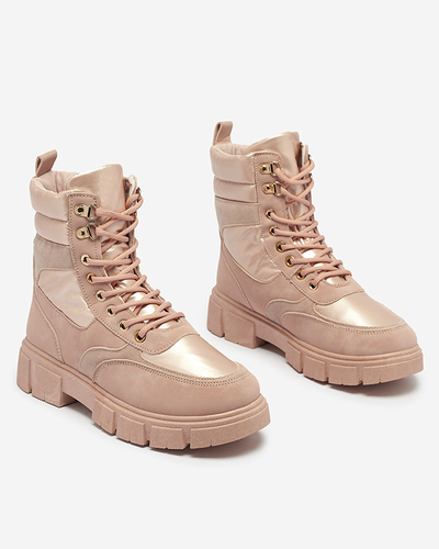 Bootsy Fuego Rosa – Стильные женские ботинки на плоском каблуке